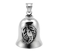 Good Luck Bell Motocicleta - Campana de montar a motorista Charm - Motociclista Rock Punk Bell para hombres, mujeres, él, padre, papá, novio, Refer to description, Consulta la descripción