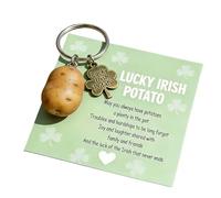 Good Luck Present Keychain - New Job Keyring, Evil Eye Charm Keyring For Protection, Keychains For Backpacks With Blessing Card | For Women Men Bag Wallet Schoolbag Handbag Backpack Decoration