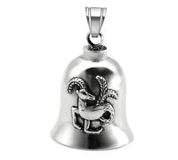 Good Luck Riding Bell, Motorcycle Lucky Charm, Biker Bell for Men, Rock Punk Riding Bell, Protection Motorcycle Bell, Lucky Bell for Women, Dad Biker Charm Gift, Boyfriend Riding Bell, Motorcycle Safe