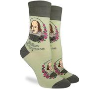 Good Luck Sock Calcetines de bandera americana para mujer, Shakespeare, Altoa única
