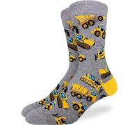 Good Luck Sock - Calcetines de construcción para hombre, color gris, talla 7-12