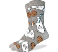 Good Luck Sock, Calcetines para hombre con bandera y presidentes estadounidenses, para adulto, Leche y galletas, talla única