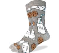 Good Luck Sock, Calcetines para hombre con bandera y presidentes estadounidenses, para adulto, Leche y galletas, talla única