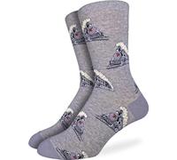 Good Luck Sock Men's Steam Train Socks, Adult, Shoe Size 7-12