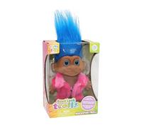 Good Luck Trolls 4" Dolls | Glam Fusion de los años 80 | Figuras Arcoíris | Juguetes nostálgicos para la mejor diversión de juego | Figuras coleccionables de Troll - Muñeca de material elegante