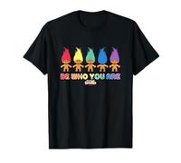 Good Luck Trolls Be Who You Are Colorful Big Chest Logo Camiseta