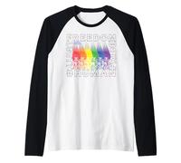 Good Luck Trolls Freedom Rainbow Camiseta Manga Raglan