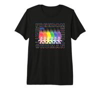 Good Luck Trolls Freedom Rainbow Camiseta Premium