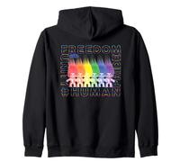 Good Luck Trolls Freedom Rainbow Sudadera con Capucha