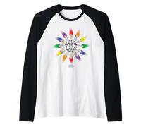 Good Luck Trolls Love Is Love Rainbow Camiseta Manga Raglan