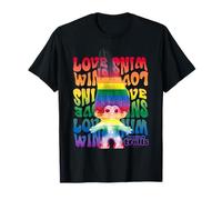 Good Luck Trolls Love Wins Rainbow Camiseta