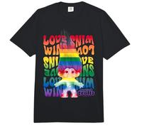 Good Luck Trolls Love Wins Rainbow Comfort Colors Adult Heavyweight T-Shirt