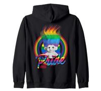 Good Luck Trolls Rainbow Hair Sudadera con Capucha