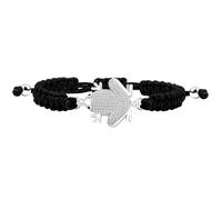Good Lucky/Oro/Negro/Rose Chapado en Oro Sapo Hecho a Mano Cubic Zirconia Ajustable Amor Amistad Pulseras de Navidad para Mujeres YA4803