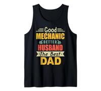 Good Mechanic Better Husband The Best Dad Funny Fathers Day Camiseta sin Mangas