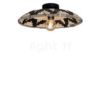 Good & Mojo Andros, lámpara de techo, color natural/negro - 45 cm