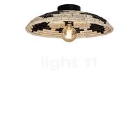 Good & Mojo Andros, lámpara de techo, blanco/negro/color natural - 45 cm