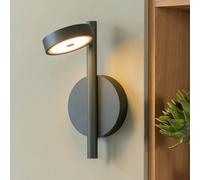 GOOD & MOJO Aplique de pared LED Okinawa, verde, enchufe, madera