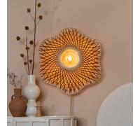 Good & Mojo Madura, lámpara de pared, color natural/marrón - 60 cm