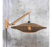 GOOD & MOJO Bali aplique de pared 1 brazo, Natur, 60x15cm