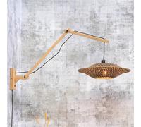 GOOD & MOJO Bali aplique de pared 2 brazos, Natur, 60x15cm