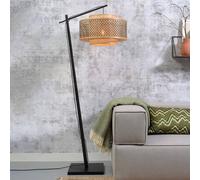 GOOD & MOJO Bhutan lámpara pie negro 176cm Ø50cm