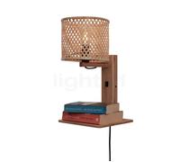 Good & Mojo Java, lámpara de pared con estante, color natural