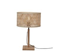 GOOD&MOJO lámpara de mesa Java rectangular 32x18 - natural