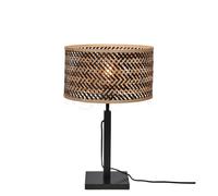 GOOD&MOJO lámpara de mesa Java rectangular 32x18 - natural/negro