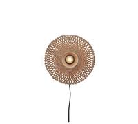 Good & Mojo Kalimantan, lámpara de pared, natural - 30 cm
