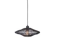 GOOD&MOJO lámpara colgante Zanzibar flat 40x12 - negro