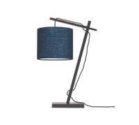 GOOD&MOJO lámpara de mesa Andes negro 18x15 - azul