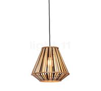 Good & Mojo Merapi, lámpara de suspensión, natural/negro