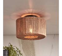 GOOD & MOJO Plafón Iguazú, Ø 30 cm, natural