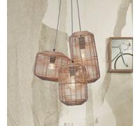 GOOD & MOJO Tanami colgante 3 luces, natural