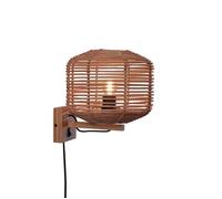 Good & Mojo Tanami, lámpara de pared con brazzo, natural - 20 cm