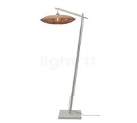 Good & Mojo Tanami, lámpara de pie con brazzo, blanco/natural - 55 cm