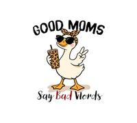 GOOD MOMS SAY BAD WORDS: Hilarious mom joke lined notebook cover