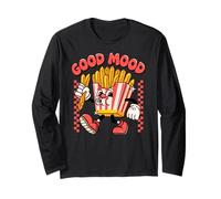 Good Mood, Funny Food, Fast Food Finger Chips, French Fries Manga Larga