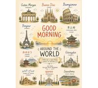 Good Morning Around the World: A New Day, A New Hello, A World of Possibilities | 100-Page College Ruled Notebook