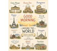 Good Morning Around the World: A New Day, A New Hello, A World of Possibilities | 100-Page College Ruled Notebook