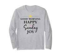 Good Morning Happy Sunday Joy Positive Quote Motivational Manga Larga