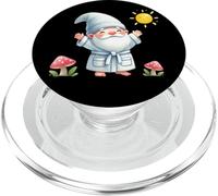 Good Morning Teacher Gnome For Women And Men Lazy Days PopSockets PopGrip para MagSafe