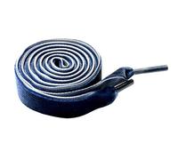 Good.news - 1.6 cm de Ancho Cordones de zapatos de Terciopelo Niñas Cordones de Zapato Planos (100cm, Azul grisáceo)
