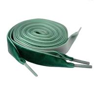 Good.news - 1.6 cm de Ancho Cordones de zapatos de Terciopelo Niñas Cordones de Zapato Planos (100cm, Verde oscuro)