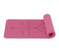 Good Nite Esterilla de yoga de 6 mm, esterilla de gimnasia, TPE, antideslizante, para fitness, pilates, para yoga, pilates, entrenamiento, 183 x 61 x 0,6 cm