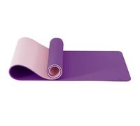 Good Nite Esterilla de Yoga Para Ejercicio, Pilates, Fitness, Para Mujeres y Hombres, Antideslizante, Gruesa, 10 Mm, Alta Densidad, Con Correa de Transporte, Tpe, 183 * 61 * 1 Cm (Morado/Rosa)
