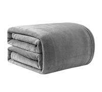 Good Nite Microfibra Mantas para Sofa, Manta Polar Sofa Extra Suave, Manta de Franela Cálida y Suave para Sofá Grande, Manta Cama, Colcha (Gris, 130 x 150cm)