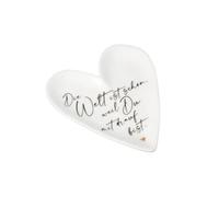 Good old Friends Mini plato de corazón El mundo es hermoso, porque estás con Drauf