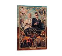 Good-Omens Season 1 Póster de Lienzo Vintage Póster Arte de Pared Impresiones Decorativas Póster Moderno Lienzo Arte Cuadros para Salón Dormitorio 60 x 90 cm (60 x 90 cm)